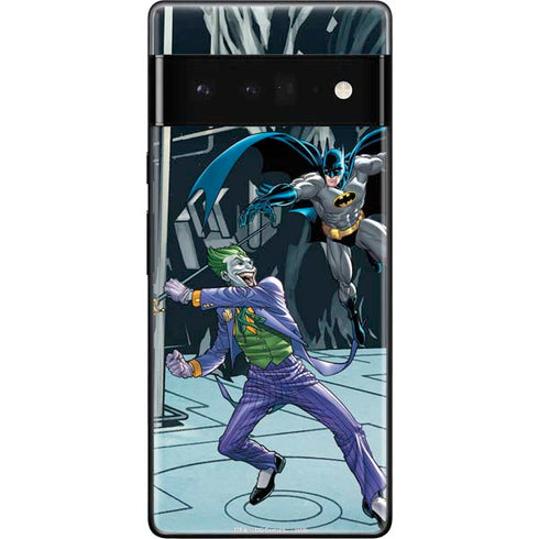 DC Comics The Joker vs Batman Art Google Pixel 6 Pro Skin
